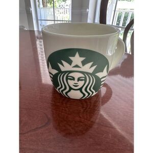 Starbucks Coffee Mermaid Logo White‎ Mug 2017  14oz